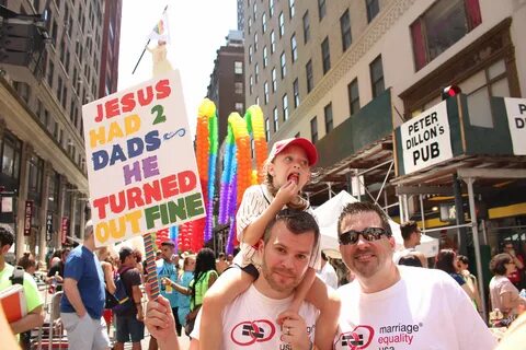 This year's NYC Gay Pride Parade commemorated the 45th anniv