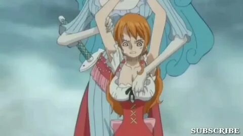 One piece: nami was taken hostage by amande( sexy jutsu) - Y