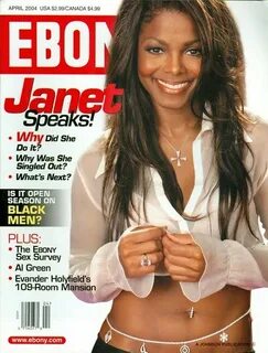 Ebony: Janet Jackson, April 2004 Ebony magazine cover, Janet