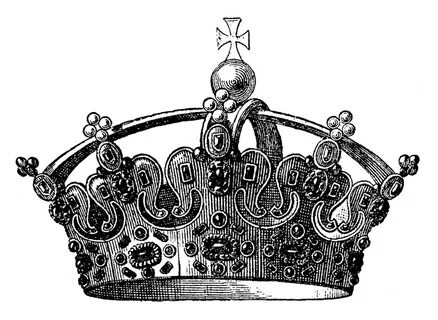 Queen Crown Clipart Black And White - Фото база