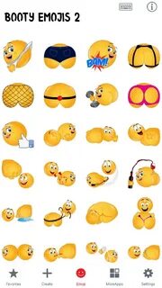 Booty Emojis 2 For Texting Dirty Emoji App - Adult Emojis