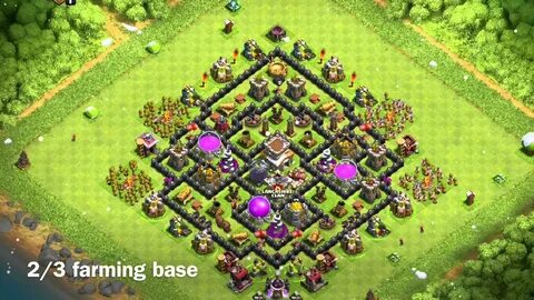 clash of clans / TH8 Farming bases / how to FARM 2016 / best