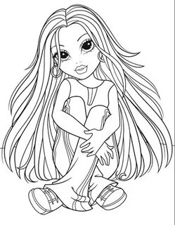 For girls Coloring pages to print and color