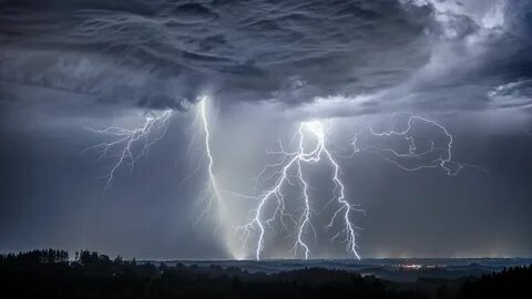 #lightning #thunder #sky lightning strikes #cloud #thunderst