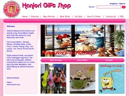 Haniori.com: Haniori Gift Shop Boneka, Mainan, Peralatan Bab