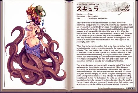 Scylla Monster girl, Monster girl encyclopedia, Monster girl