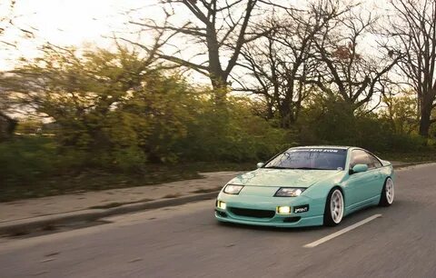 Обои green, Nissan, ниссан, front, 300zx, fairlady картинки 