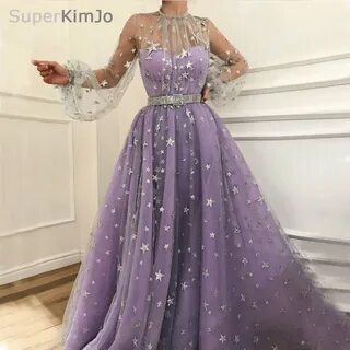 Платье для выпускного SuperKimJo, лавандовое, с расклешенным