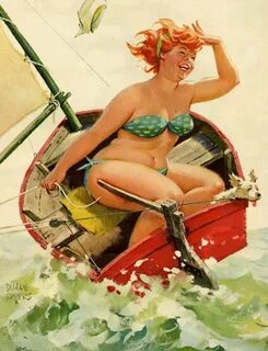 Sexy Illustrations Of Hilda: The Plus-Size Pin-Up From The '