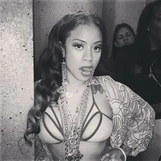 Keyshia Cole Throws Lingerie-Clad Cheeks in the Air on IG