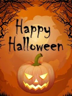 Creepy Pumpkin Happy Halloween Card Birthday & Greeting Card