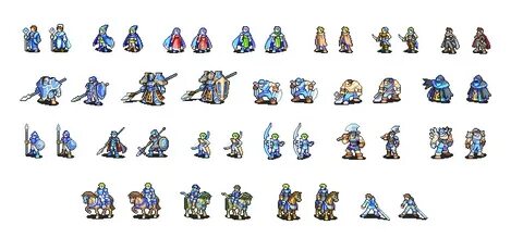 GBA Fire Emblem Sprites Refurbished - OLD AND UGLY by yoshar