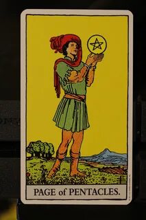 Playing Mode: Tarot - Page of Pentacles