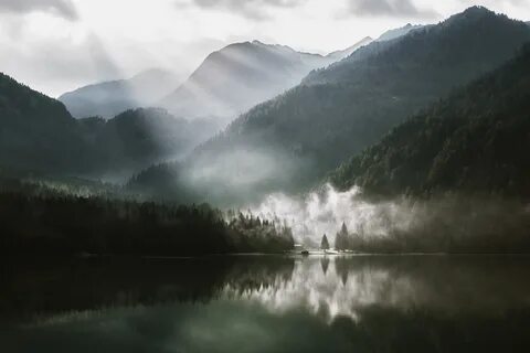 #492 foggy green mountain wallpaper - Rare Gallery HD Wallpa