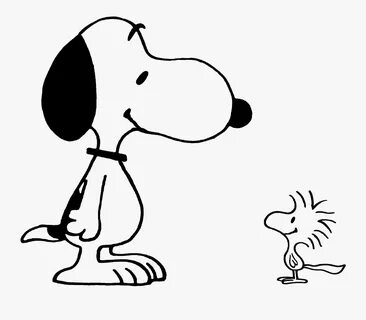Transparent Free Snoopy Clipart - Snoopy Black And White , F