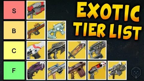 Ranking EVERY Destiny 1 Exotic Best to Worst - The Ultimate 