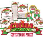 Chili Cook Off Contest Forms Packet Chili Cook Off Judges Et