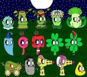 Plants Vs Zombies Cute Plants Part 2 By Pokemonlpsfan On Dev