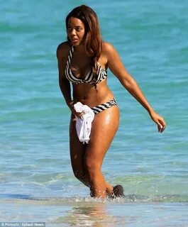 Heaven the other day: Angela Simmons, and curves in a stripe