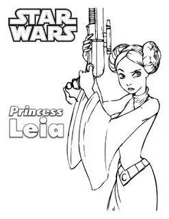 Princess Leia Coloring Pages at GetDrawings Free download
