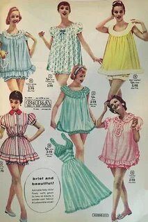Vintage Nightgowns, Pajamas, Baby Dolls, Robes Vintage night