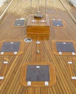teak deck detail Boat flooring ideas, Timber deck, Boat inte
