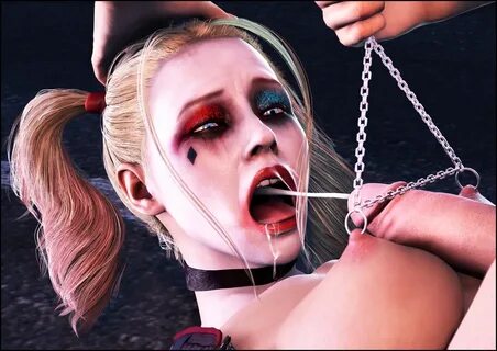 dc comics harley quinn 3d after face fuck after fellatio are