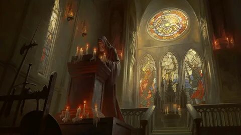 ArtStation - in the cathedral, Anton Solovianchyk Fantasy ar