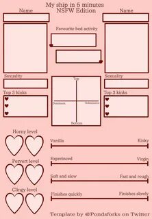 Twitter Character sheet template, Creative drawing prompts, 