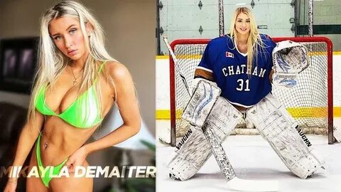 MIKAYLA DEMAITER - World’s sexiest hockey goalie Top fitness