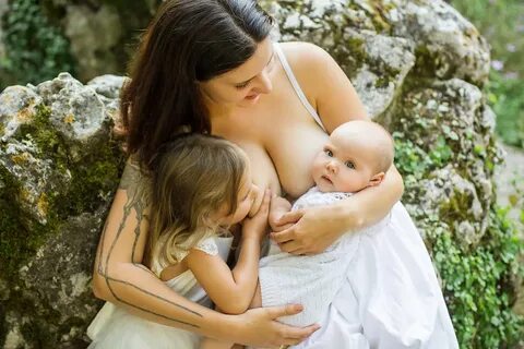 Breast feeding small boobs