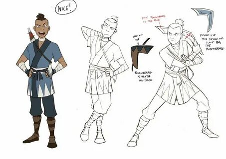 The Promise Sketches - Sokka The last airbender characters, 