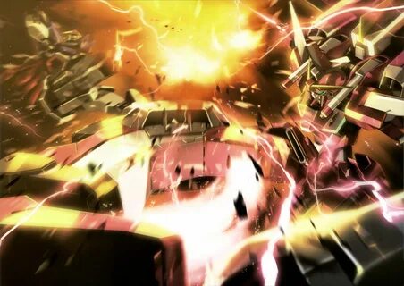 Infinite Justice Gundam vs Destiny Gundam Gundam, Gundam see