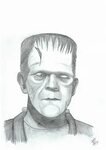 Frankenstein Face Drawing - Wallpaper Gallery