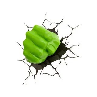 3D Light FX - Hulk Hand 3D Deco Night Light - 3DL34019 Mwave