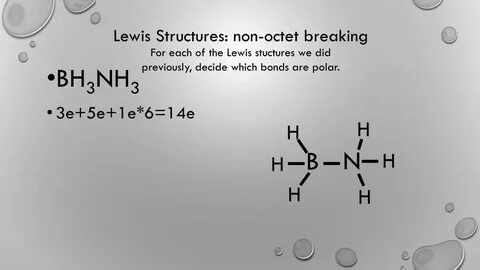 Bh3nh3 Lewis Structure Early Childhood Education
