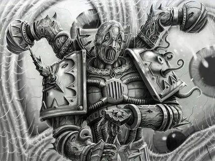 Slaanesh marine by HrvojeSilic on DeviantArt Warhammer art, 