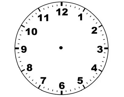 Library of clock without hands png freeuse stock black and w