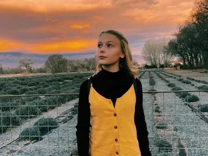 ✨ alyvia alyn lind ✨ on Instagram: "sunset over the lavender