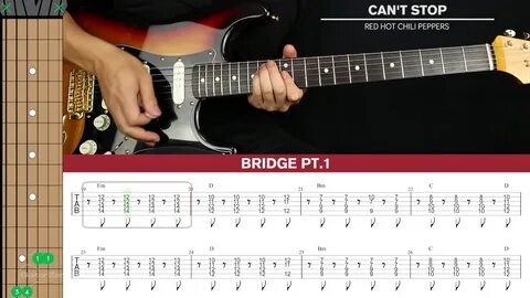 Can't Stop Guitar Cover Red Hot Chili Peppers 🎸 Tabs + Chord