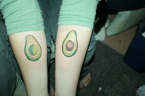 my avocado tattoos Food tattoos, Culinary tattoos, Matching 