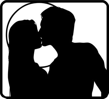 Black Silhouette Of Kissing Couple Free Image - 石 田 三 成 の 妻 