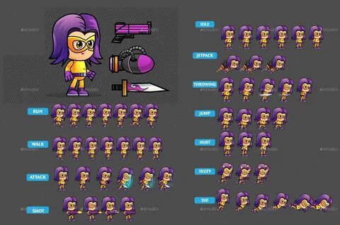 2D Game Character Sprites 294 #AD #Character, #sponsored, #Game, #Sprites R...