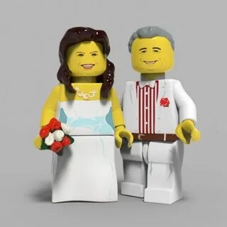 10 Fun Essentials for the Newly Engaged Couple Lego portrait