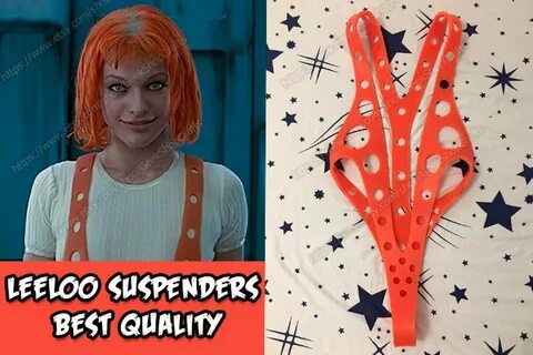 Leeloo cosplay FULL SUIT / Silicone Suspenders / The Fifth E