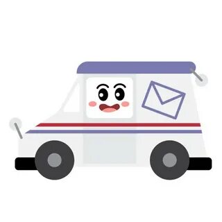 Clip Art Of Mail Trucks Сток видеоклипы - iStock