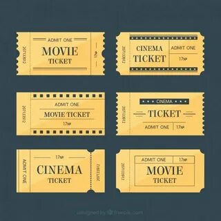 Vintage Movie Ticket Template Shooters Journal