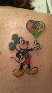 Pin by Tanya Bettis on Mom tattoos Autism tattoos, Mickey mo