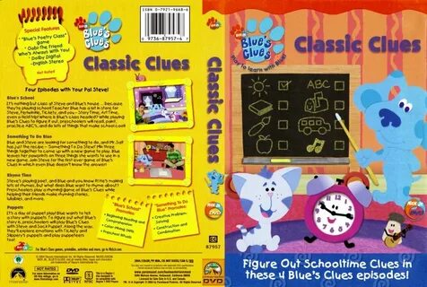 Blues Clues Classic Clues- TV DVD Scanned Covers - Blues Clu