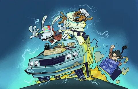 Sam and Max Freelance Time Police by StevenRayBrown on devia